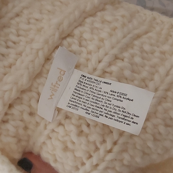 Wilfred ivory neckwarmer - Picture 2 of 4